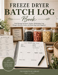Freese Dryer Batch Log Book 