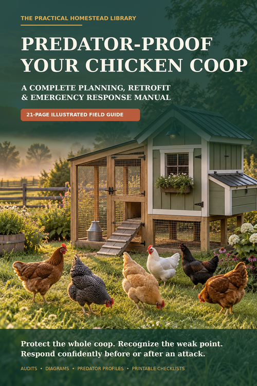 Predator-Proof Your Chicken Coop 21-page illustrated field guide cover